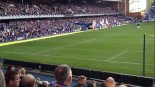 45000 Fans Sing Three Little Birds at Rangers 4  East Fife 0 League Cup 070812 [upl. by Saihttam]