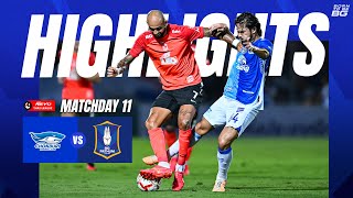 HIGHLIGHTS  CHONBURI FC 1  3 BG PATHUM UNITED  THAI LEAGUE 202324 MATCHDAY 11 [upl. by Leicam]