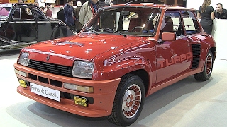 Renault 5 Turbo à Rétromobile 2017 [upl. by Ahcatan]