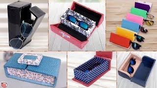 12 DIY  Sunglasses Holder Making at Home [upl. by Gem]