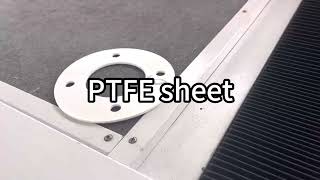 PTFE plate cutting machine for gasket industry [upl. by Adamik966]