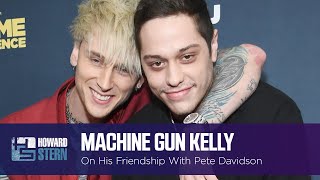 Machine Gun Kelly Jokes About Pete Davidson’s BDE [upl. by Aholla]