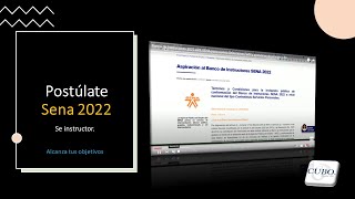 Banco de Instructores 2022 APE SENA paso a paso Seleccionar Perfil y postularse de principio a fin [upl. by Buttaro]