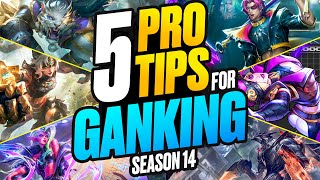 5 GANKING Fundamentals ALL Junglers Must Have Ultimate Ganking Guide For Season 14 [upl. by Nynahs]