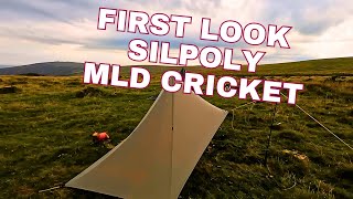 MLD SILPOLY Cricket first look pitching 140  145cm high  Mountain Laurel Designs [upl. by Thais269]