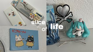 slice of life 🐟 painting relaxing sticker deco [upl. by Noiemad646]