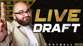 Live Draft QampA  2024 Fantasy Football [upl. by Asa978]