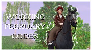 All Working February Codes Of 2024  Star Stable Online [upl. by Nerradal]