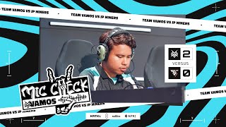 Mic Check Team Vamos vs JP Niners  MPLMYS14 Regular Season [upl. by Anait]