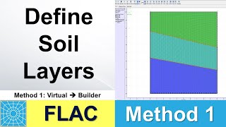 Define Soil Layers  Method 1  FLAC [upl. by Sonitnatsnok]