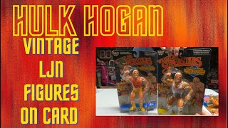 Review of LJN Hulk Hogan Figures on Card in Honor of 40 years of Hulkamania [upl. by Nil329]