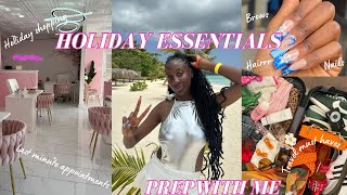 A SIMPLE HOLIDAY PREP W HOLIDAY ESSENTIALS  TRAVEL MUST HAVES [upl. by Yrbua485]