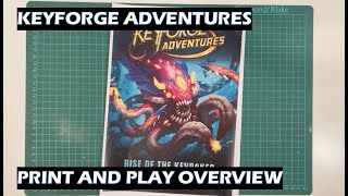 KeyForge Adventures Rise of the Keyraken Dark Tidings PnP [upl. by Anaihk477]