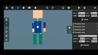 making a ragdoll game in max2d timelapse [upl. by Ambrosius189]