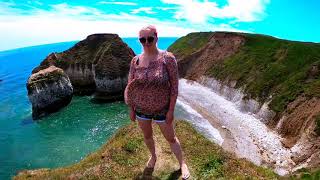 Flamborough head beach [upl. by Iarised]