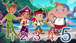 Jake and the Never Land Pirates Numbers 12345 Finger Family Nursery Rhymes Lyrics and More [upl. by Gussie]