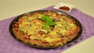 46  Hackfleisch Pizza  LowCarb  KanalELF  Koch und Back Rezepte [upl. by Anirrok]