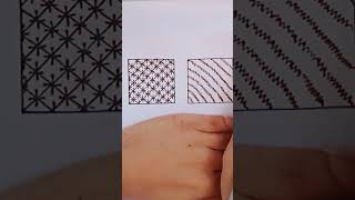 Simple Chex Design mehndi simplechexdesign wednesday shorts viralvideo [upl. by Atihcnoc975]