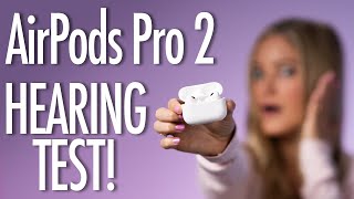 AirPods Pro 2 hearing test and ear protection demo [upl. by Iraam]