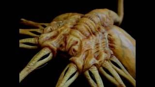 Alien Queen Facehugger Life Size 11 Studio Scale StopMotion Armature Prop [upl. by Larson]