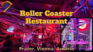 Inside the Roller Coaster Restaurant in Vienna Austria [upl. by Nylanaj]