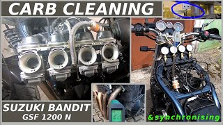 Suzuki Bandit GSF 1200 N  Carbs Cleaning and Troubleshooting HD [upl. by Deena966]