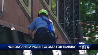 Mon Incline closes for paramedics training [upl. by Naahsar798]