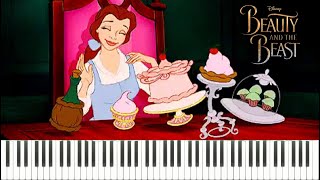 Beauty and the Beast  Be Our Guest Piano Tutorial  Sheets [upl. by Suravart950]