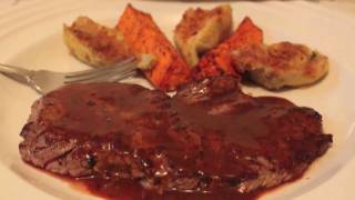 Minute Steak Recipe with BBQ Butter Sauce  Minute Steaks [upl. by Redmond779]