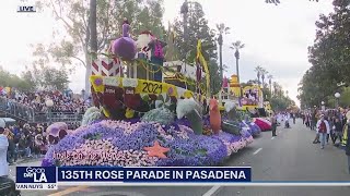 135th Rose Parade in Pasadena [upl. by Sokram580]