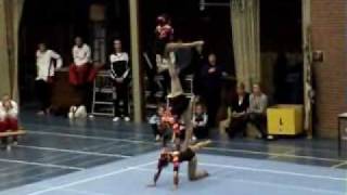 ACROGYM TRIO STEPHANIE PAULINE EN MIRANDA COMBI [upl. by Torrie970]