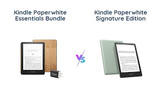 Kindle Paperwhite Essentials Bundle vs Signature Edition  Which One Should You Buy [upl. by Nolyat177]