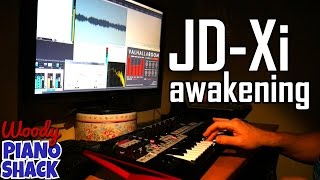 Roland JDXi synthesizer does ambient  Awakening [upl. by Narual]