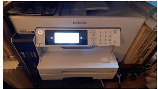 DIY Epson ET 16600 Ego Tank wide format printing for large Diva Wreath printing [upl. by Gleich]