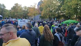 040 Wahlkampfveranstaltung quotDIE GRÜNENquot in Göttingen am Albaniplatz 21022 mit Annalena Baerbock [upl. by Anitsyrhk854]