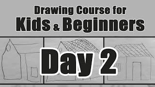 Drawing Class for Kids and Beginners  Day 2  Basics of Drawing for Beginners  How to Draw [upl. by Azer382]