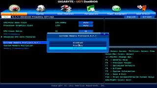 Set RAM Speed with Intel XMP in Gigabyte AMI EFIBios on Intel 5090 series Chipsets [upl. by Emil]