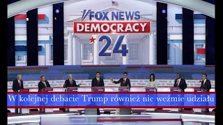 W kolejnej debacie Trump również nie weźmie udziału [upl. by Ralph490]