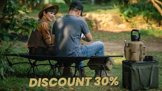 Thous Winds Portable Camping Cot Outdoor Lightweight Sleeping Bed Tourist Outdoor Tent Cot Foldable [upl. by Yanej]