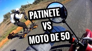 🏁PATINETE ELÉCTRICO VS MOTO DE 50 CC [upl. by Chiarra]