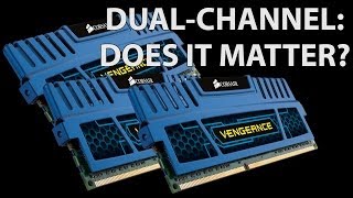 RAM Benchmark DualChannel vs SingleChannel  Does it Matter [upl. by Lil]