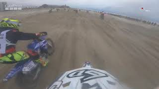 Beach cross Berck 2019  GoPro Romain Dumontier  Finale Or  de 100ème a 23ème [upl. by Eindys725]