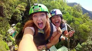 Funniest Swing Vid Jordan and Nina take on Giant Jungle Swing July2018 [upl. by Horatio35]