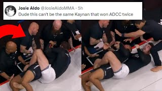 FIGHTERS REACT TO LUKE GRIFFITH SUBMITTING KAYNAN DUARTE  GRIFFITH VS DUARTE REACTIONS [upl. by Dominik]