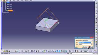 Catia Tutorial 4 Rotate [upl. by Frear560]