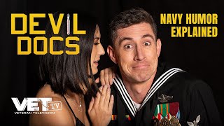 Navy Corpsman and Military Veteran Comedy  Devil Docs  VET Tv [upl. by Ahseikal]