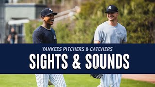 SIGHTS amp SOUNDS Pitchers and Catchers  New York Yankees [upl. by Paulsen196]