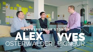 Entrepreneur stories  Alexander Osterwalder amp Yves Pigneur créateurs du Business Model Canvas [upl. by Razid373]