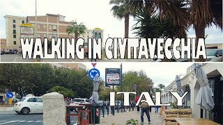 4K Walking in Civivtavecchia City Italy [upl. by Avilla]