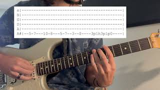 Eyes Closed  Imagine Dragons  Bass Tab Video [upl. by Adamsen]